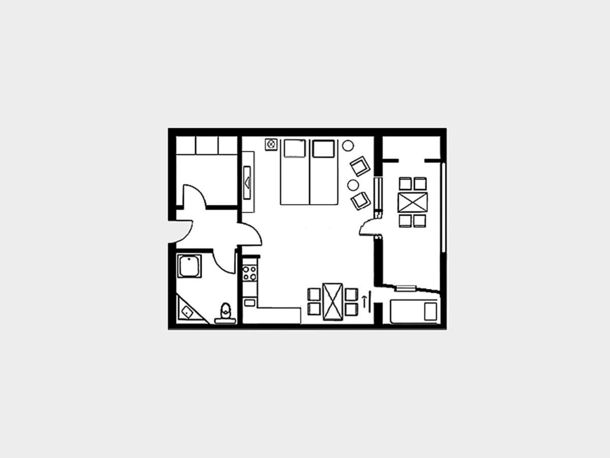 Strandvillen - 1-raum-ferienwohnung Mit Balkon Ah-722 * Binz